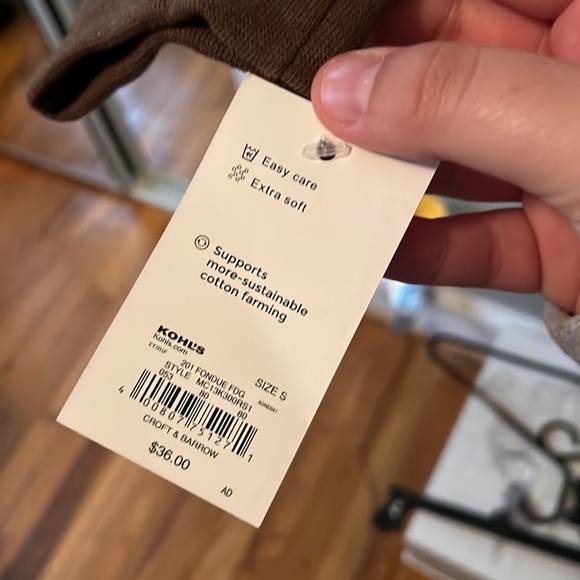 Brown Croft & Borrow Extra soft Fleece Quarterzip - Picture 5 of 5